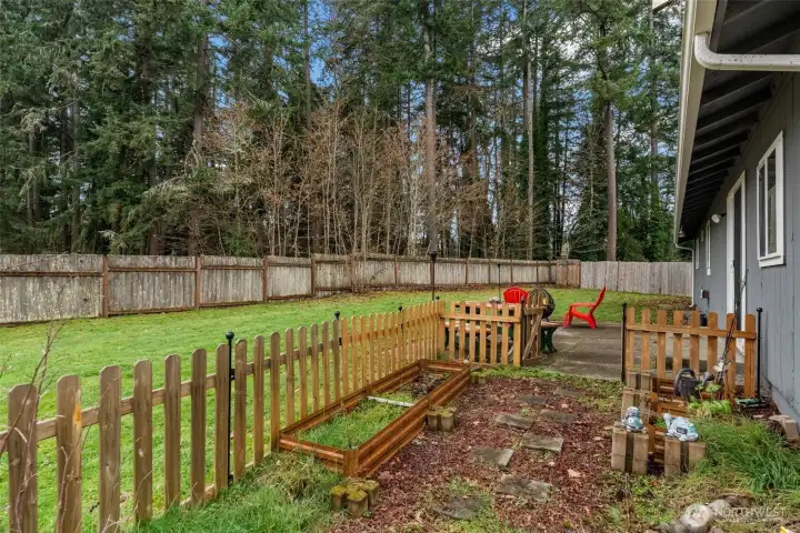 Garden space and so much room