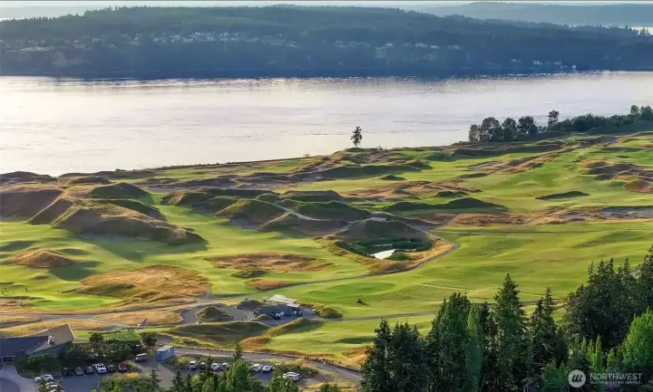Walk to Chambers Bay Golf Course