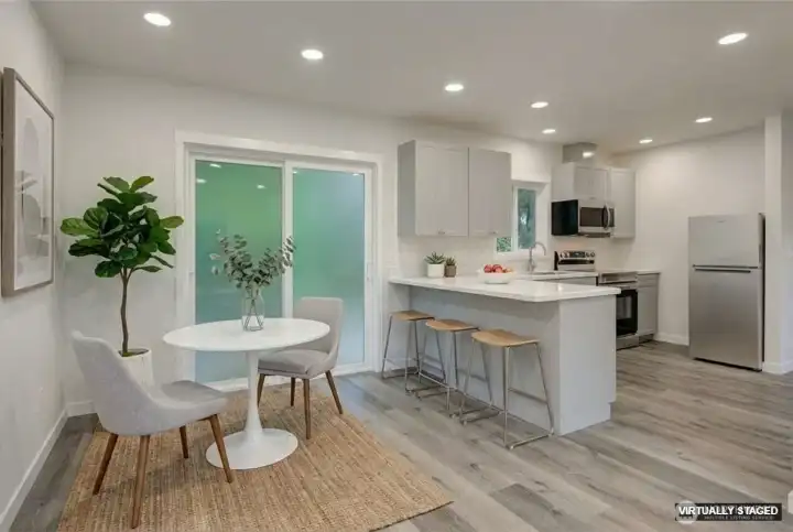 Dining Area/Kitchen - Virtually Staged