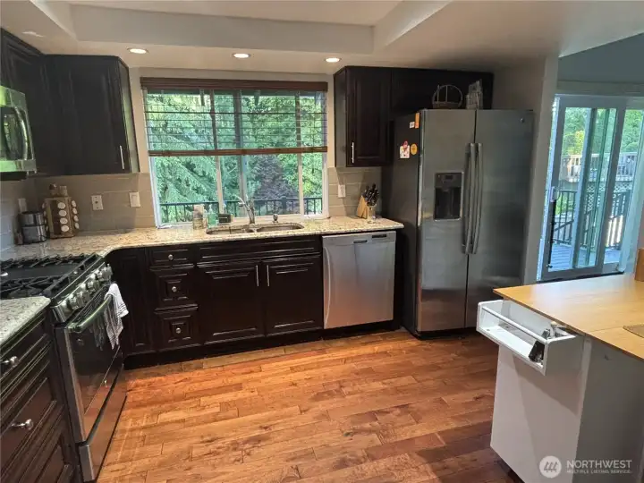 Eat in kitchen with pantry.