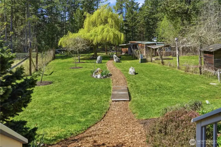 Looking West from entryway