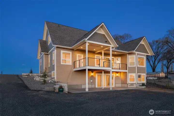 Enjoy lake views and gorgeous sunsets.