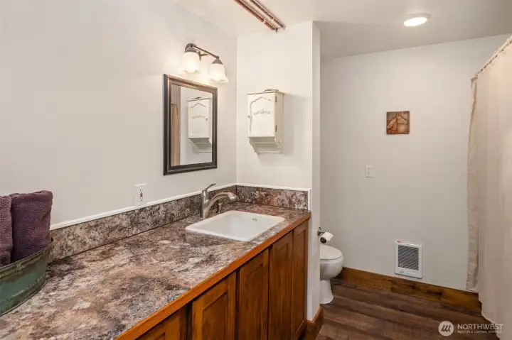 Additional bathroom in main barn area