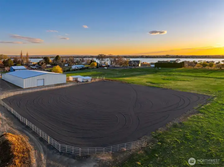 200' x 190' pristine outdoor arena or multiple use facility 200' x 190' pristine outdoor arena or multiple use facility