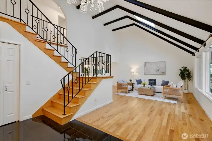 Refinished Oak Hardwood Floors