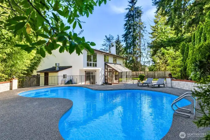 Heated in-ground pool - ready for year-round enjoyment
