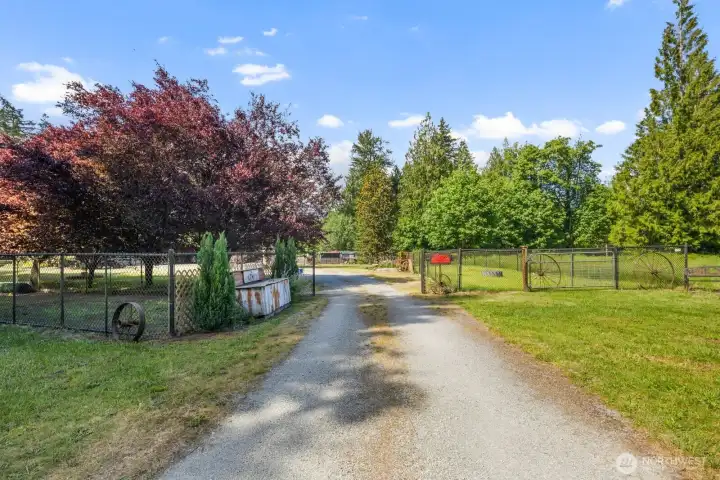 Gated Entry on 3 acres
