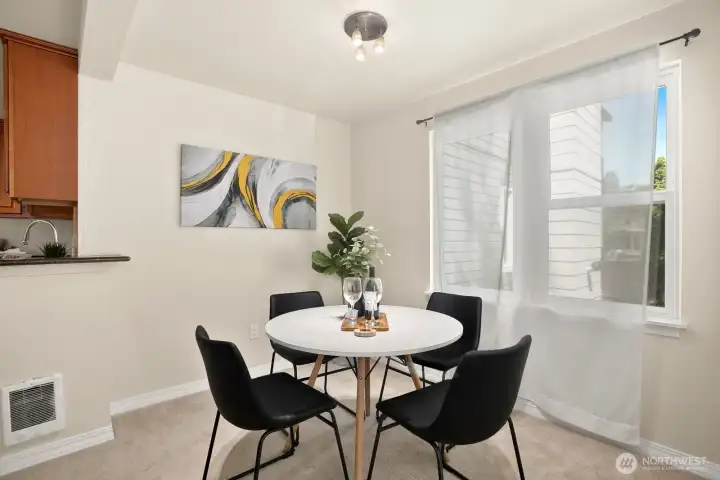 Dining Space off of Kitchen