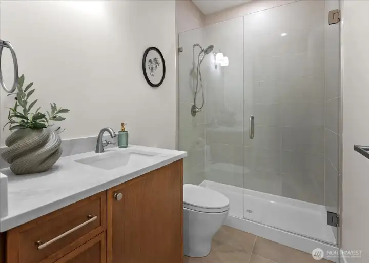 Main floor shower Main floor shower