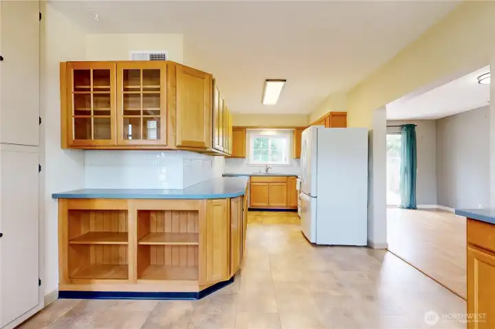 Kitchen from eating nook