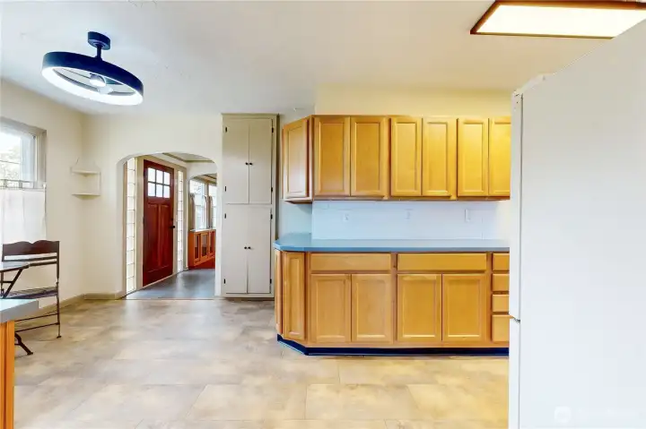 kitchen from dining