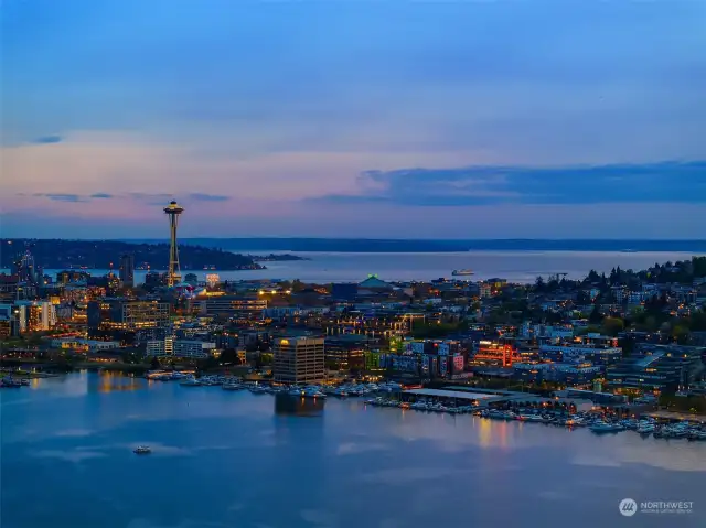 South Lake Union by twilight.
