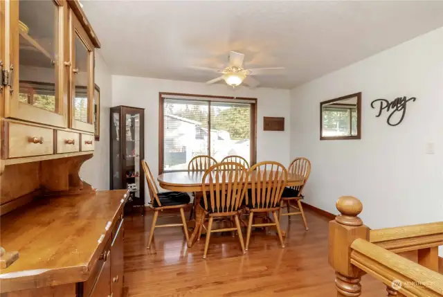 A look at the dining area