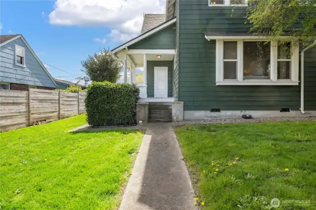 Front Yard  just off 12th st.