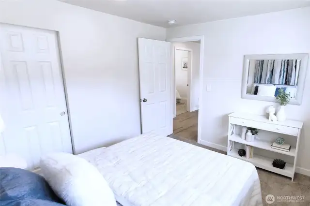 Bedroom 1 - Northwest corner of home