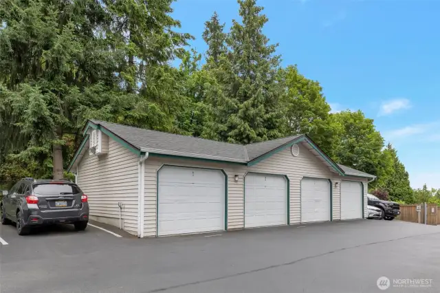 One car garage &  One gated parking