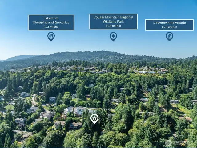 South View: Enjoy proximity to everyday conveniences, serene hiking trails, and vibrant community hubs—all nestled within this peaceful, forested neighborhood.