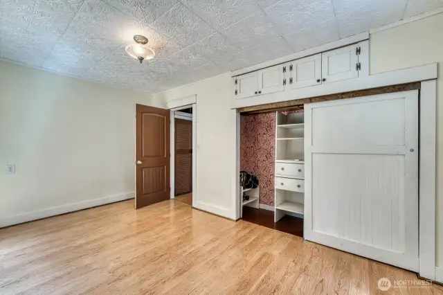 The primary and big closet.