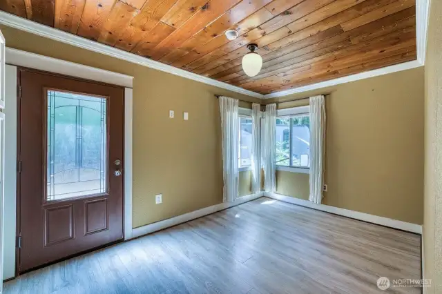 Bedroom #2 with private entrance, this would also be a great office.