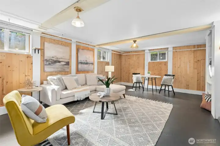 Lower Level Flex Room -   Rec Room / Dance Room Gym