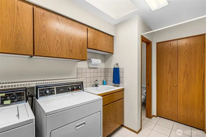 Laundry/.5 bathroom