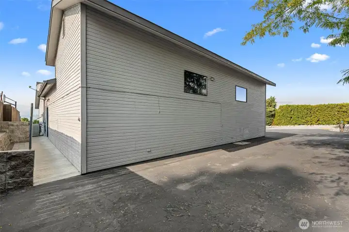 Side of Garage
