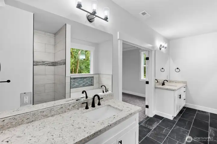 Primary bathroom.