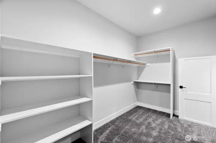 Primary closet.