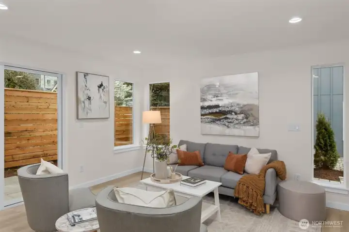 Fenced & private, enjoy big windows without sacrificing your privacy