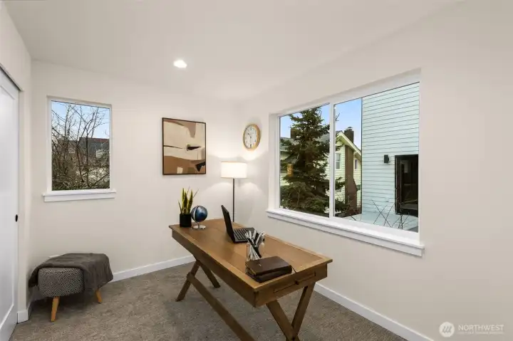 Additional flex space could make the perfect office or small bedroom/nursery