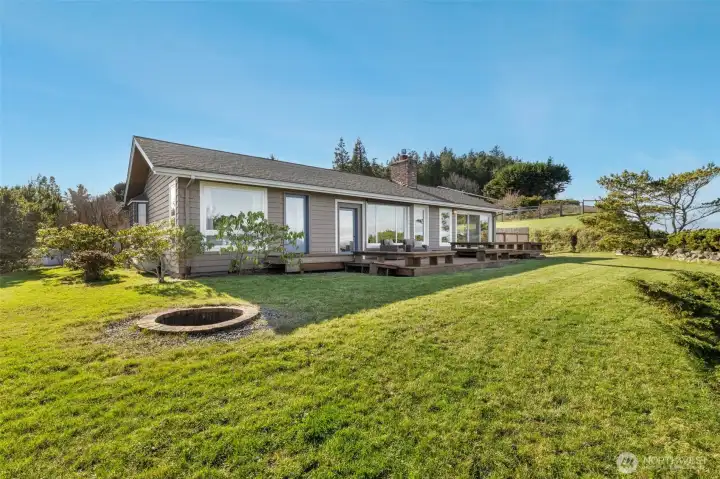 View from the back side of the house!