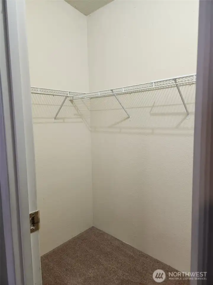 Primary closet