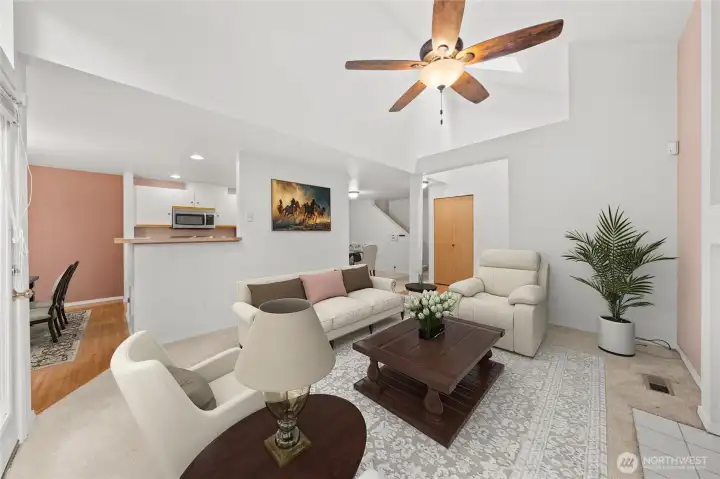 This setup is perfect for hosting.