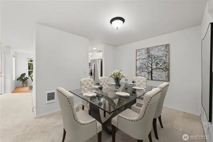 Flexible space could be used as an office~