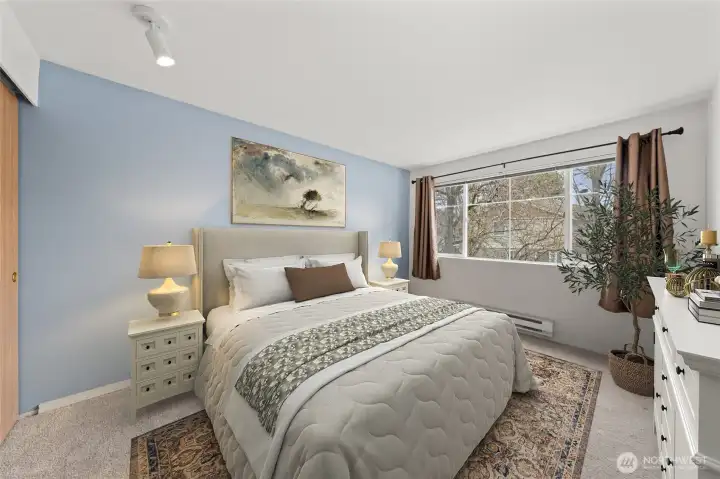 Additional bedrooms offer flexibility for a home office, guest space, or creative use