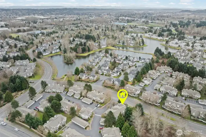 Quick access to main roads and bus route #165 just down on the corner!