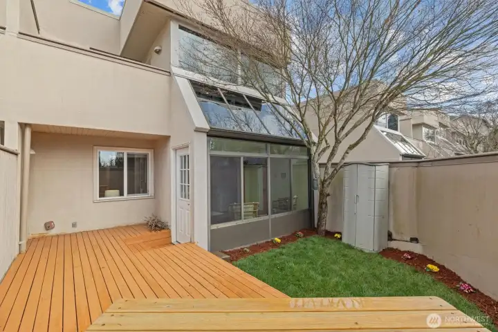 A unique offering at Solaire One in Edmonds! This two-story, end unit townhome awaits a new owner.