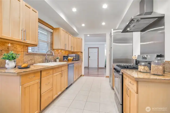Remodeled Kitchen with dining nook