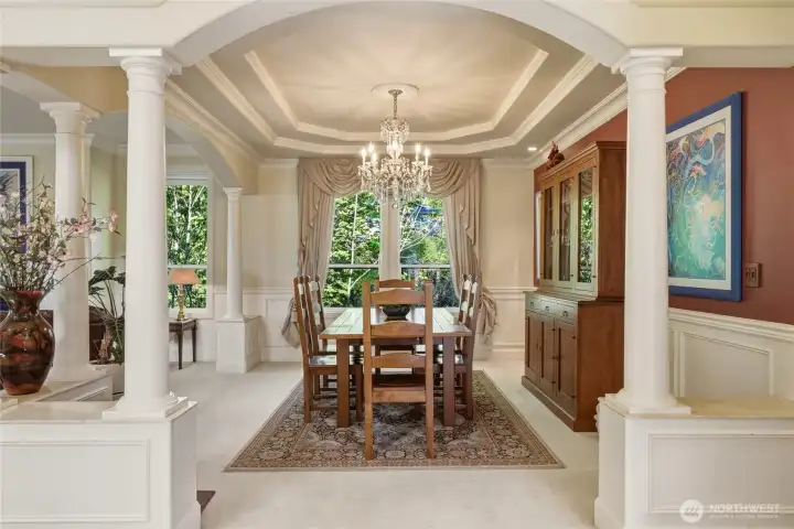 Formal dining area