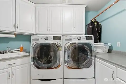 laundry on second floor