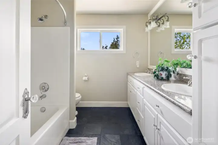 Upstairs bathroom