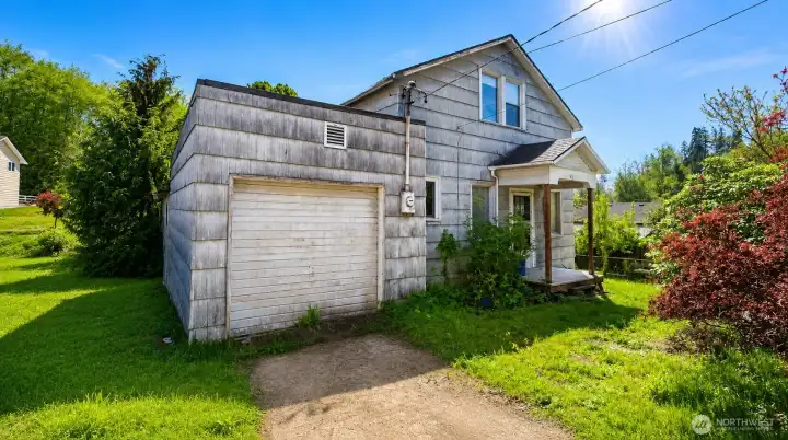 So much potential for this home in idyllic setting!