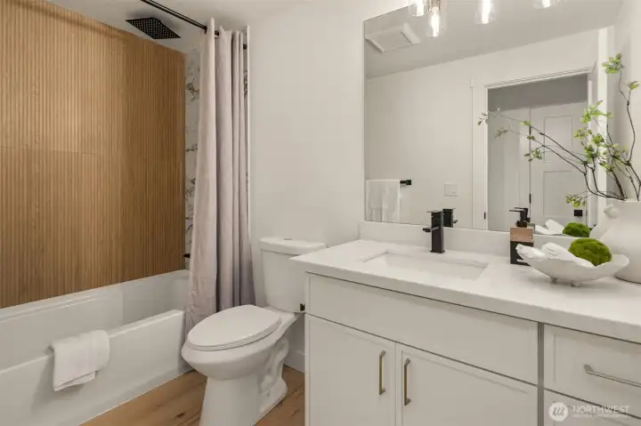 Re-invented bathroom for bedrooms 2 & 3 to share!