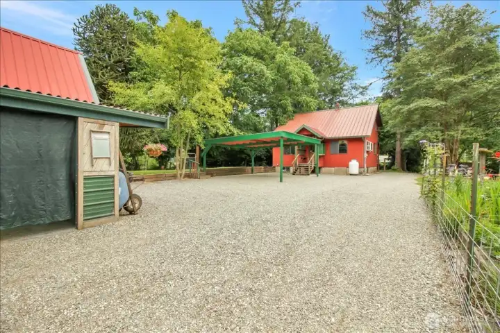 Vast amounts of parking