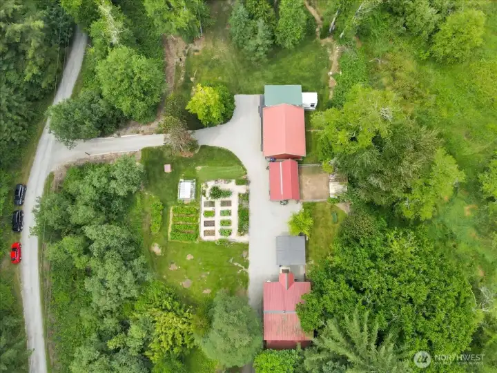 Overhead view