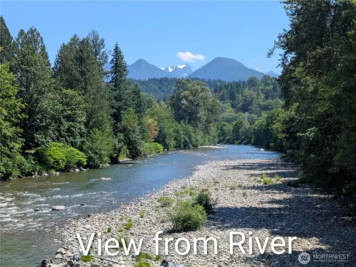 Views from River bed area