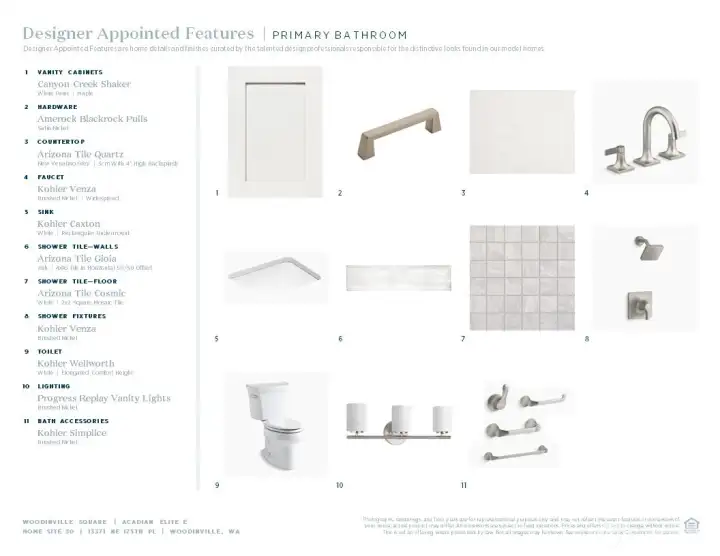 Designer appointed interior selections Designer appointed interior selections