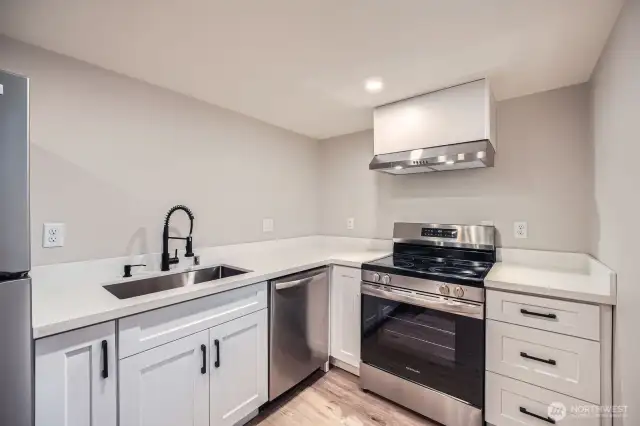 Lower kitchen area