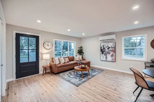 Upper unit living space