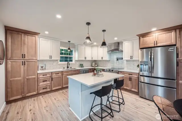 Modern touch's throughout